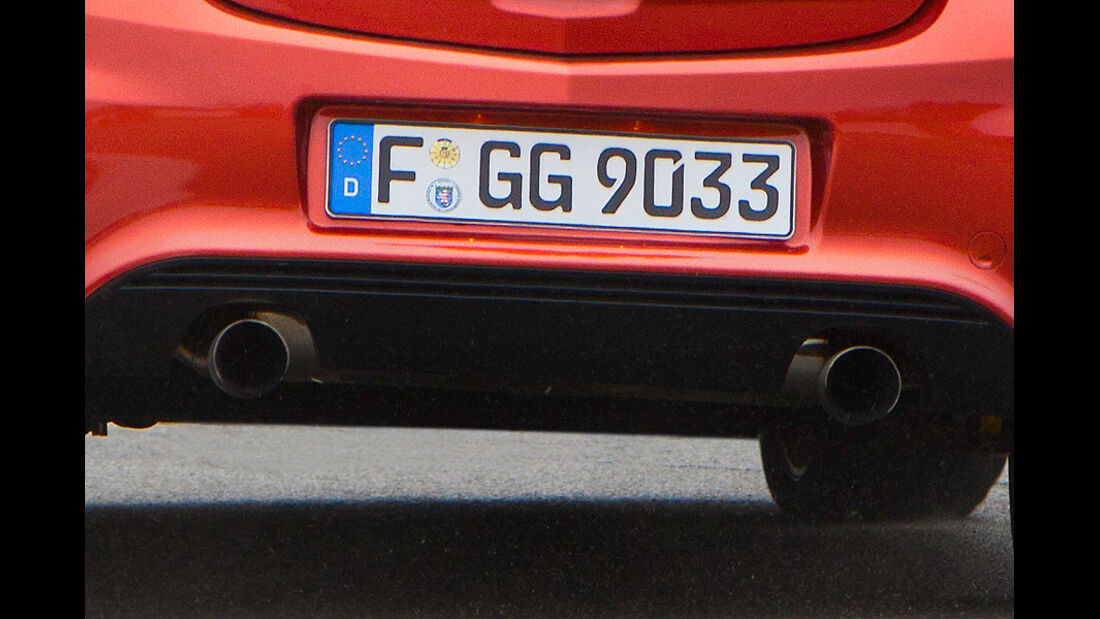 Opel Corsa OPC Nürburgring Edition, Auspuff
