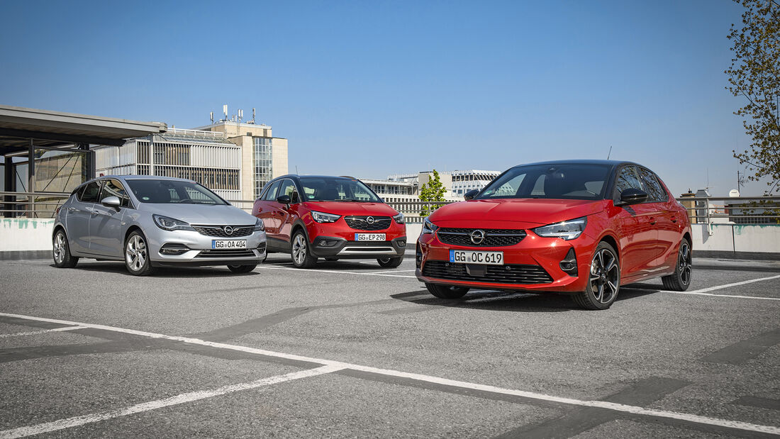 Opel Corsa, Opel Astra, Opel Crossland X, Exterieur