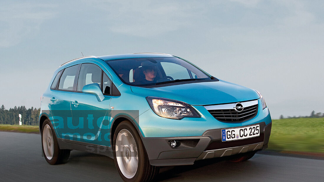 Opel Corsa SUV, Retusche