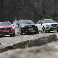 Opel Crossland X 1.2 DI Turbo, Seat Arona 1.0 TSI, VW T-Roc 1.0 TSI, Exterieur