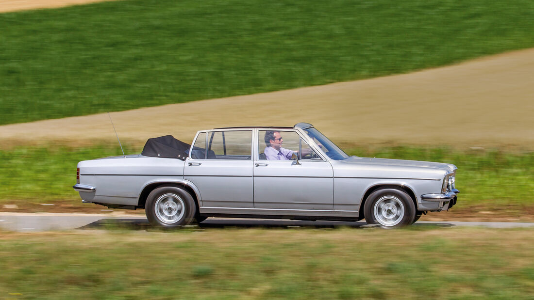 Opel Diplomat B Cabriolet, Seitenansicht