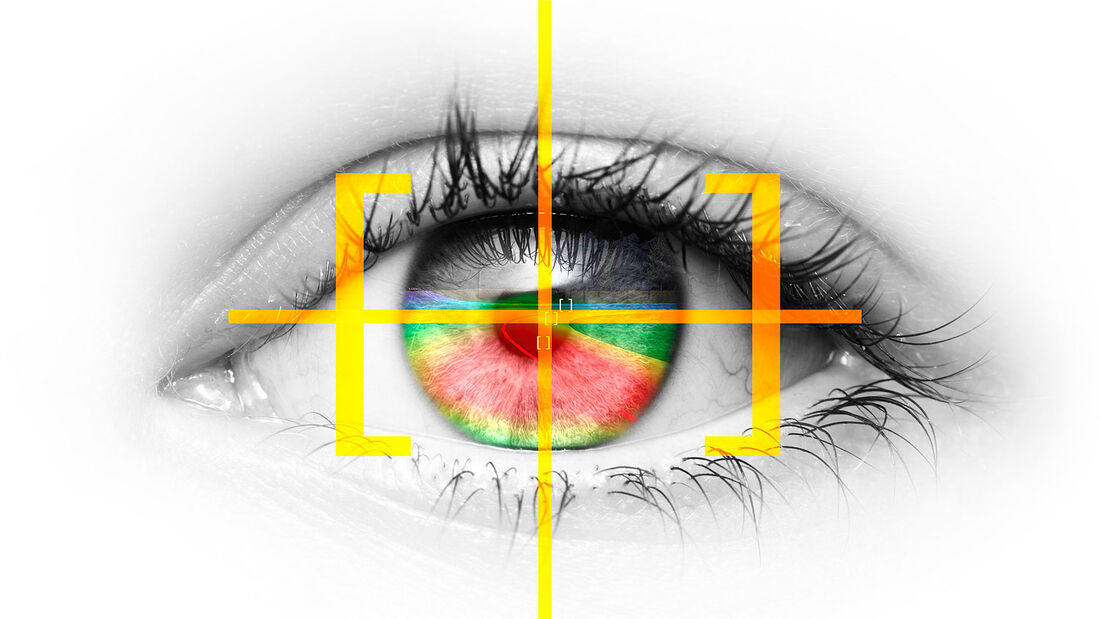 Opel Eye tracking system Licht Blickrichtung