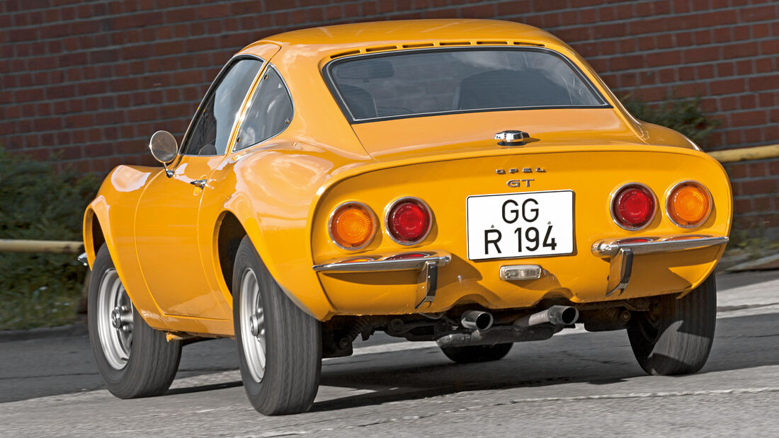 Opel GT, Heckansicht