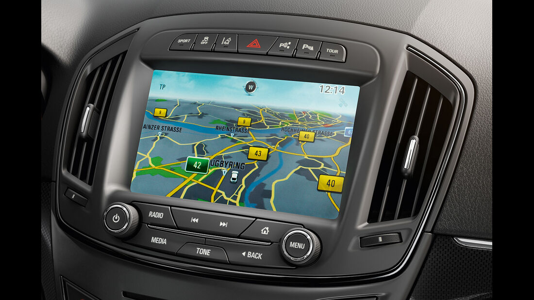 Opel Insignia Facelift, IAA 2013, Touchscreen
