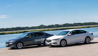 Opel Insignia Grand Sport 2.0 D Business Innovation, Skoda Superb 2.0 TDI Style, Außenansicht