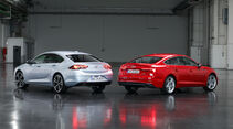 Opel Insignia Grand Sport, Audi A5 Sportback, Heckansicht
