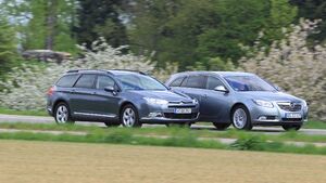 Opel Insignia Sports Tourer und Citroen C5 Tourer