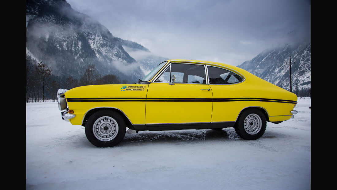 Mit dem Opel Kadett B Coupé Rallye durch den Schnee - auto motor und sport