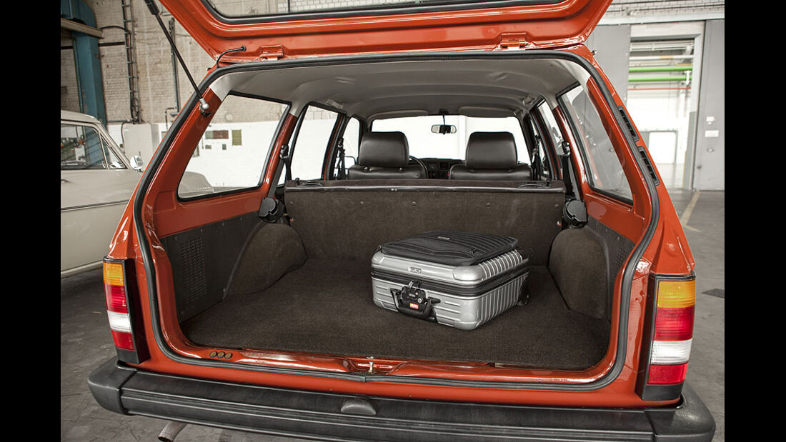 Opel Kadett  D Caravan, Kofferraum
