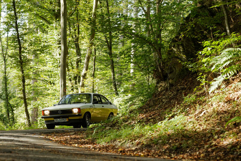 Opel Kadett GT/E, Westerwald, Impression, Ausfahrt