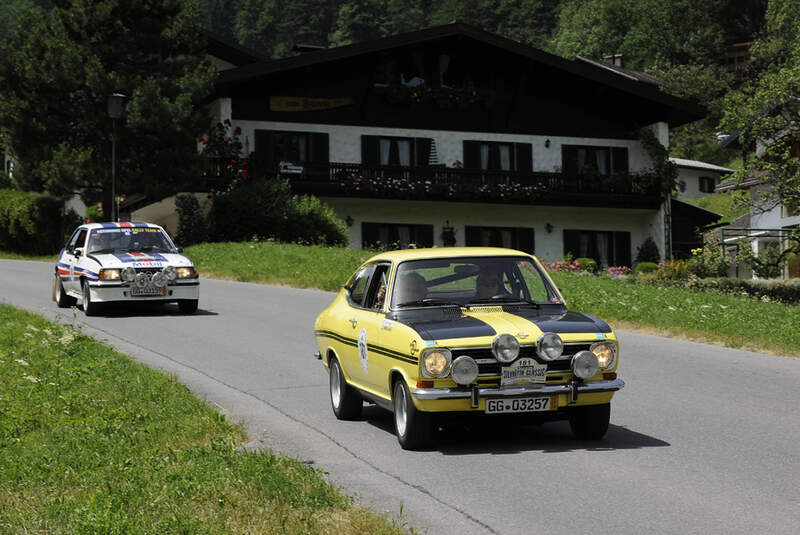 Opel Kadett und Opel Ascona 400 bei der Silvretta Classic 2010 