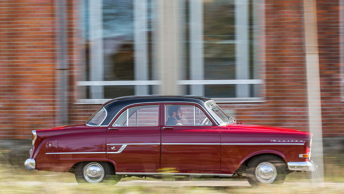 Opel Kapitän, Modell 1956, Seitenansicht