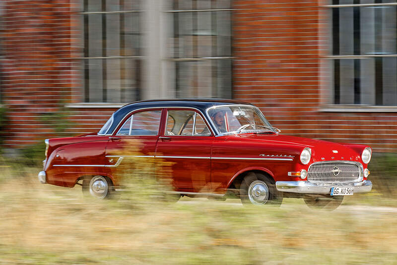 Opel Kapitän, Modell 1956, Seitenansicht