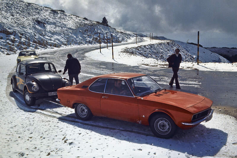 Opel Manta A als Versuchsfahrzeug für Porsche 924 (1973)