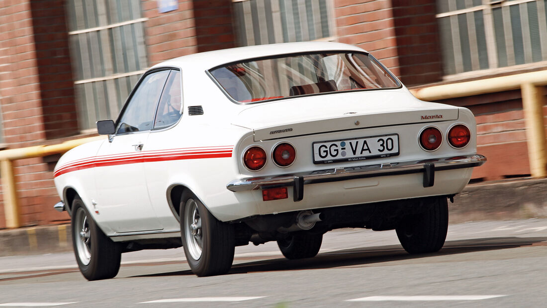 Opel Manta, Heckansicht