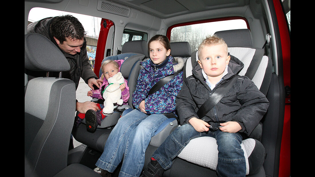 Opel Meriva, Rückbank, Kinder