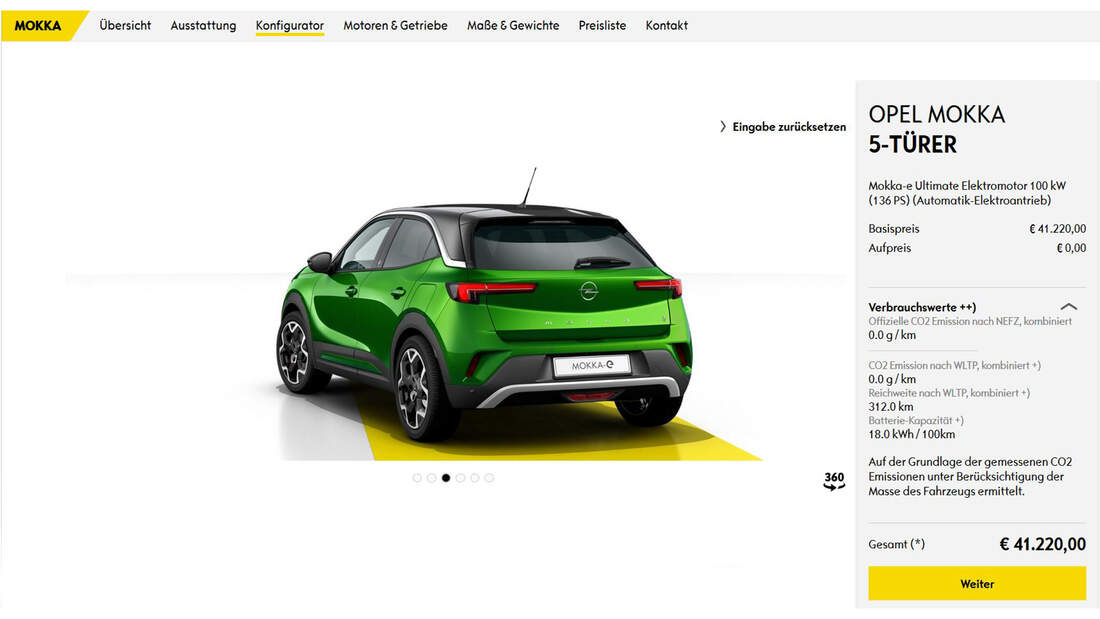 Opel Konfigurator Funktioniert Nicht