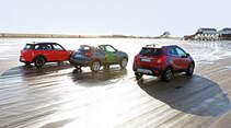 Opel Mokka, Mini Countryman, Nissan Juke, Heckansicht