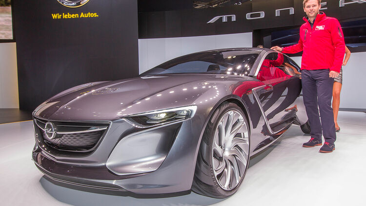 Opel Monza Concept, Sitzprobe