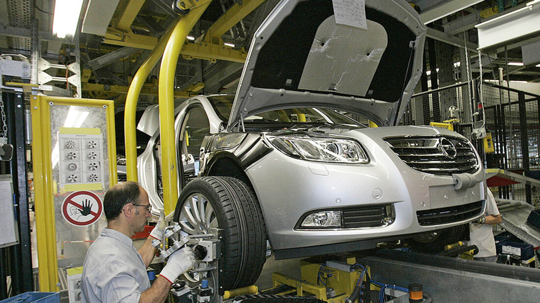 Opel Produktion Insignia Werk Rüsselsheim