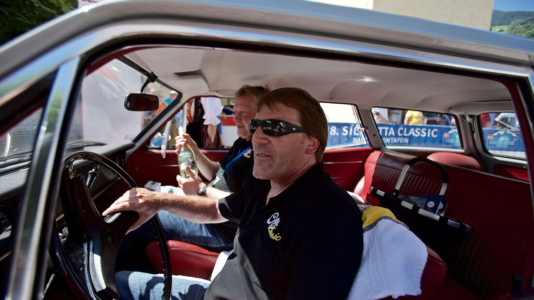 Opel Rekord C Caravan bei der Silvretta Classic 2015