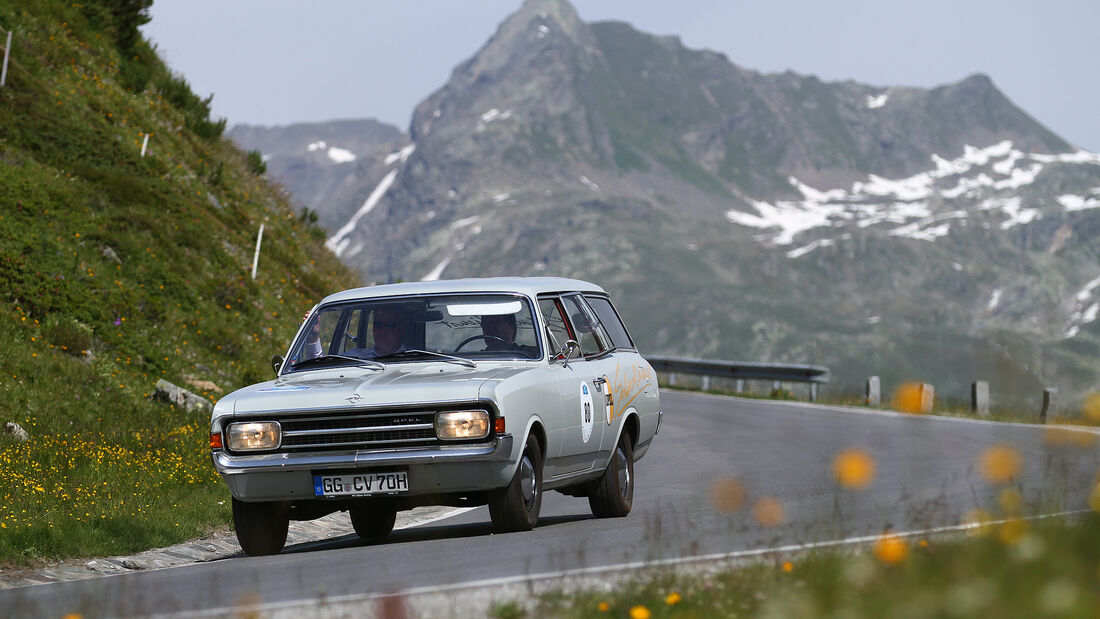 Opel Rekord C Caravan bei der Silvretta Classic 2015