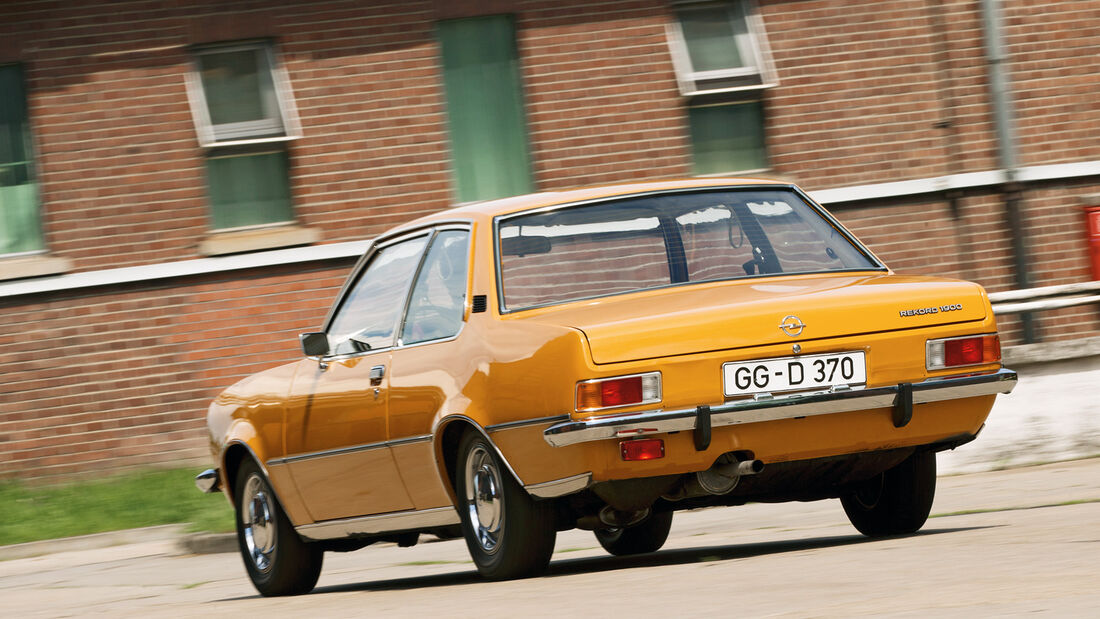 Opel Rekord, Heckansicht