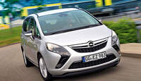 Opel Zafira 1.6 CNG Turbo, Frontansicht