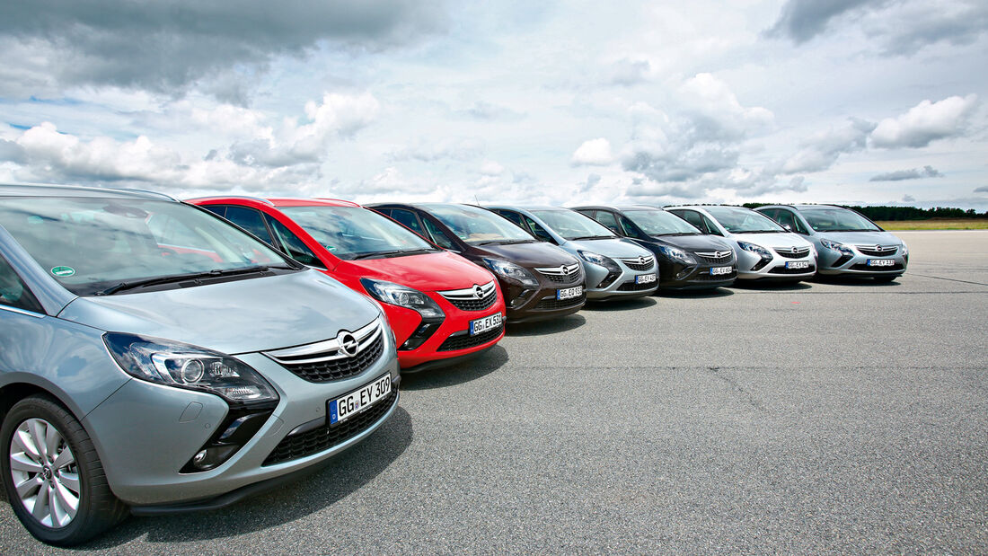 Opel Zafira, verschiedene Modelle, Front