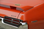 Orangener Pontiac GTO - Heck mit Spoiler