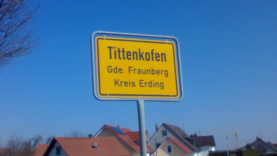 Ortsschild Straßenschild