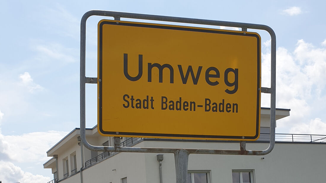 Ortsschild Straßenschild