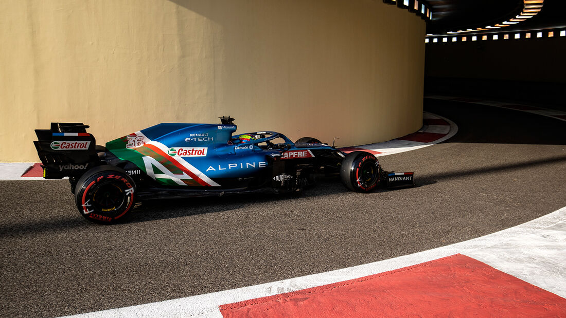 Oscar Piastri - Alpine - Formel 1 - Testfahrten - Abu Dhabi - 14.12.2021