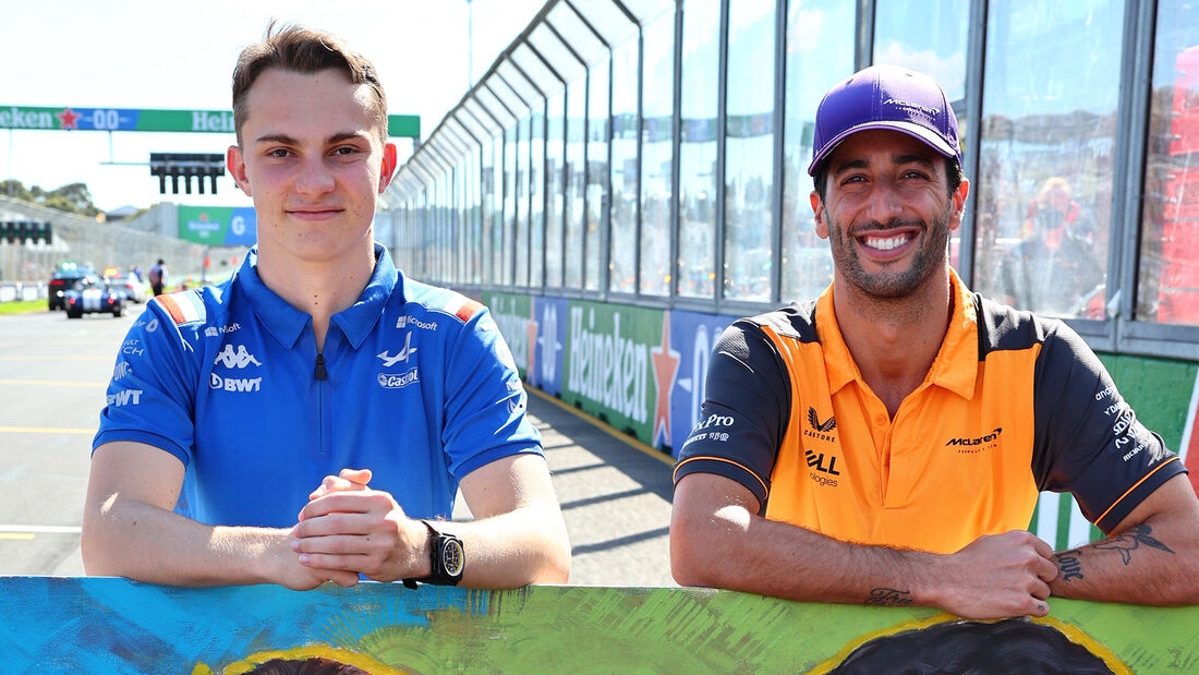 Oscar Piastri & Daniel Ricciardo - GP Australien 2022