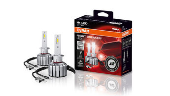 Osram Night Breaker H1 LED Verpackung und Lampe