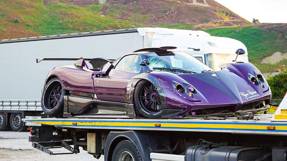 Pagani Zonda 760 LH Lewis Hamilton Crash Unfall
