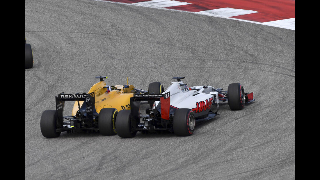 Palmer vs. Grosjean - GP USA 2016