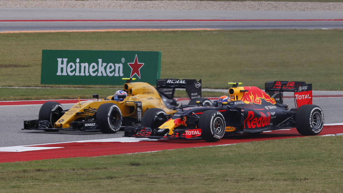 Palmer vs. Verstappen - GP USA 2016