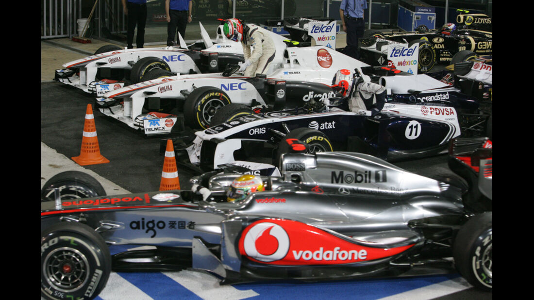Parc Ferme GP Abu Dhabi 2011