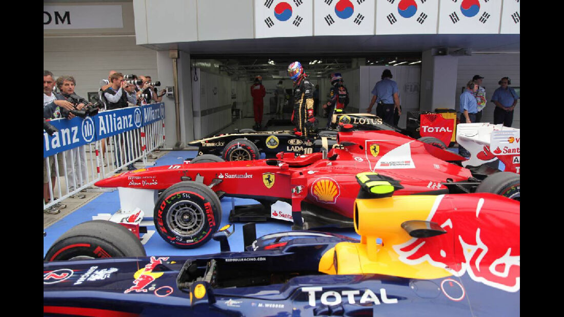 Parc fermé - Formel 1 - GP Korea - 15. Oktober 2011