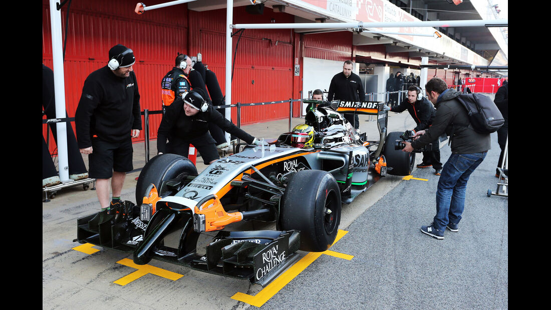 Pascal Wehrlein - Force India - Formel 1-Test - Barcelona - 19. Februar 2015