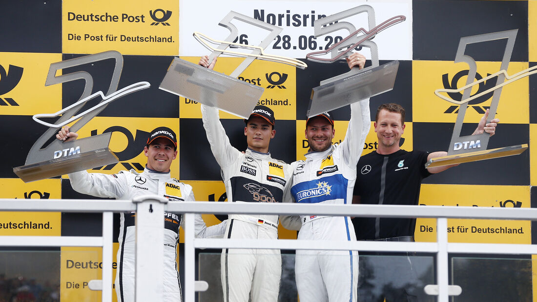Pascal Wehrlein - Gary Paffett - Robert Wickens - DTM - Norisring - 27.06.2015