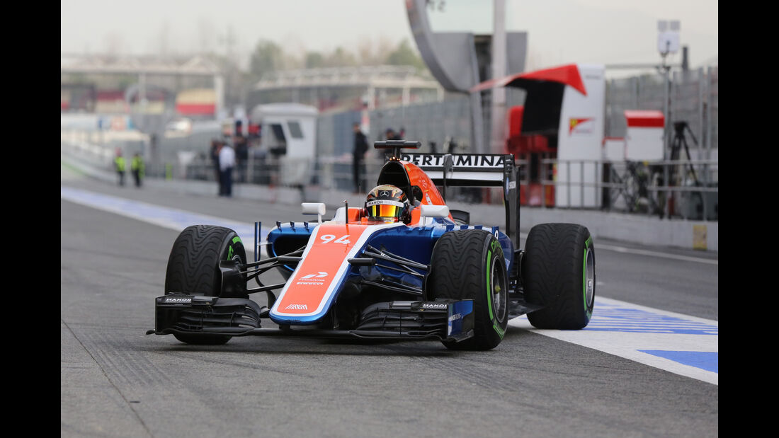 Pascal Wehrlein - Manor Racing - Formel 1-Test - Barcelona - 22. Februar 2016 
