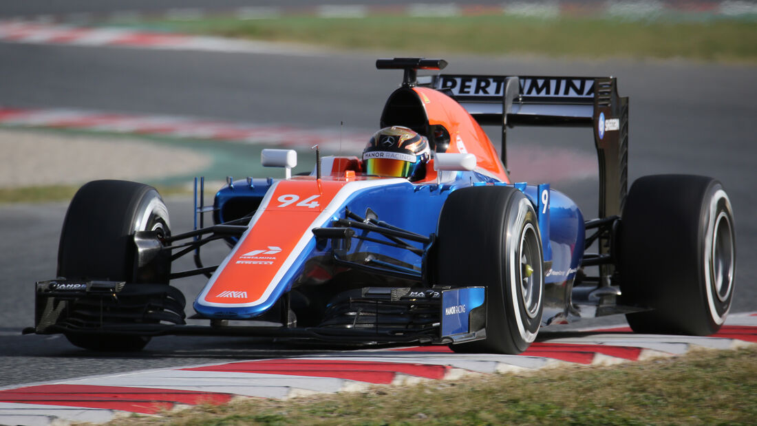 Pascal Wehrlein - Manor Racing - Formel 1-Test - Barcelona - 23. Februar 2016