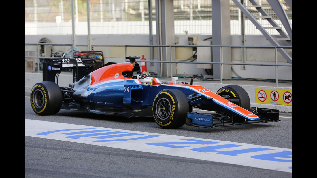Pascal Wehrlein - Manor Racing - Formel 1-Test - Barcelona - 23. Februar 2016