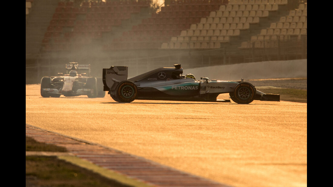 Pascal Wehrlein - Mercedes - Formel 1-Test - Barcelona - 19. Februar 2015