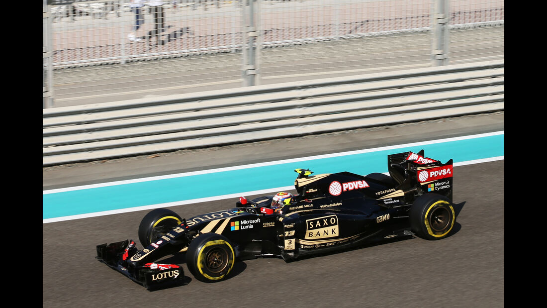 Pastor Maldonado - Lotus - Formel 1 - GP Abu Dhabi - 27. November 2015