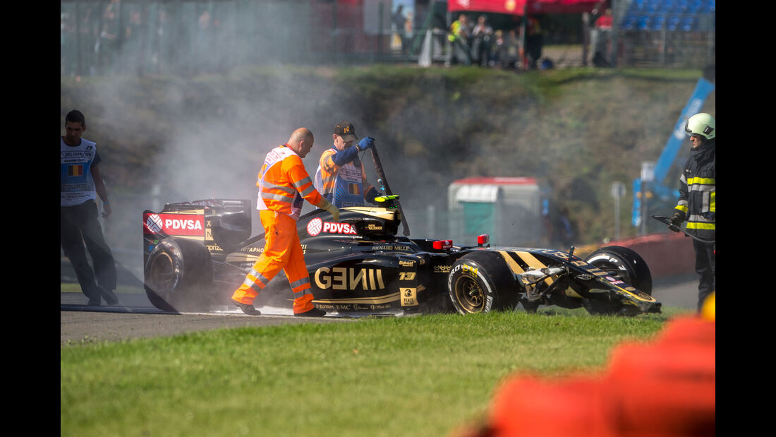 Pastor Maldonado - Lotus - Formel 1 - GP Belgien - Spa-Francorchamps - 21. August 2015