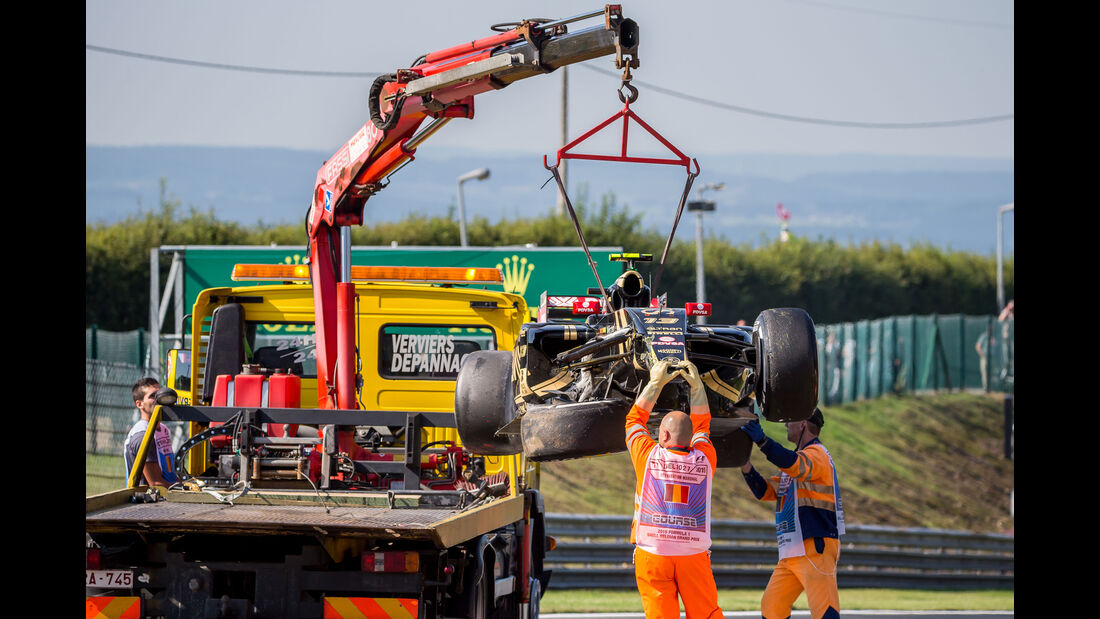 Pastor Maldonado - Lotus - Formel 1 - GP Belgien - Spa-Francorchamps - 21. August 2015