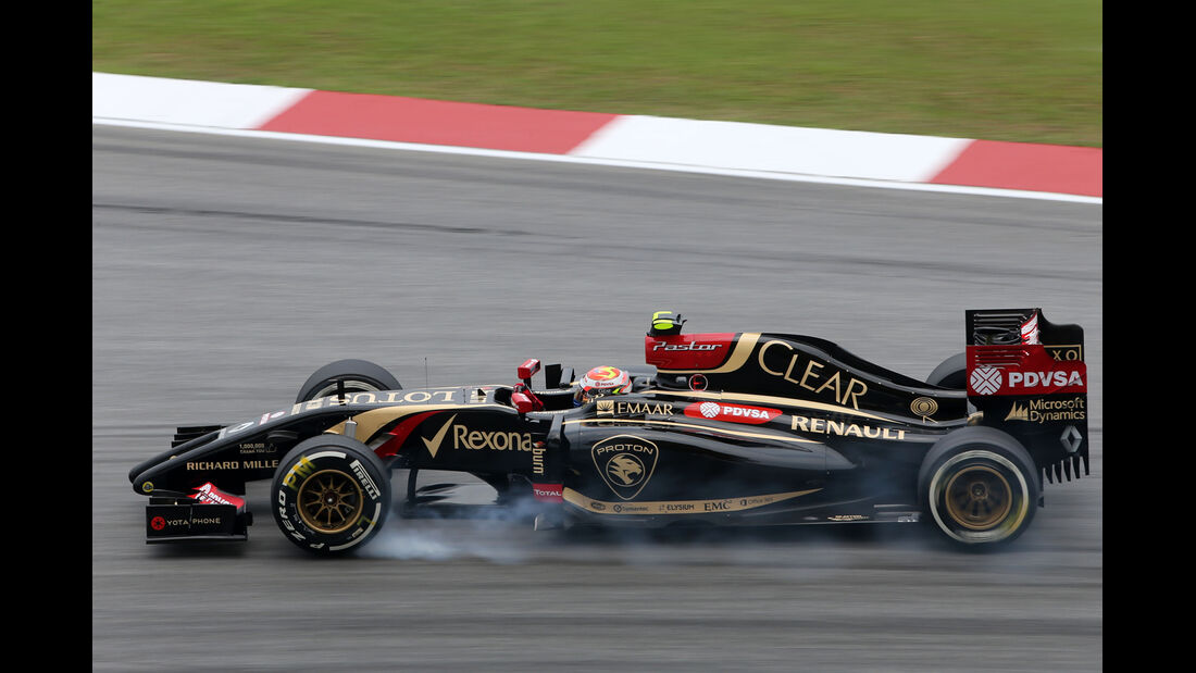 Pastor Maldonado - Lotus - Formel 1 - GP Malaysia - Sepang - 29. März 2014